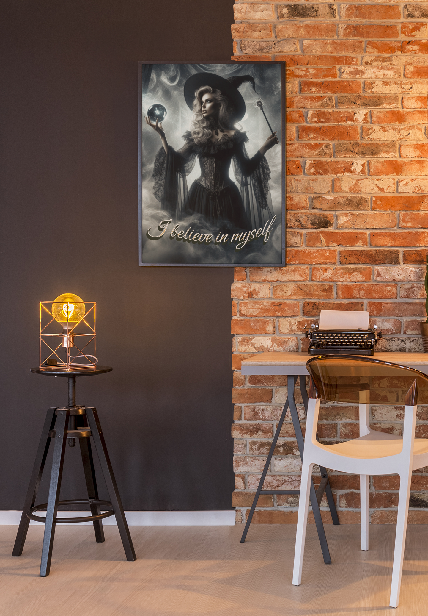 I Believe in Myself - Framed Matte Canvas Print