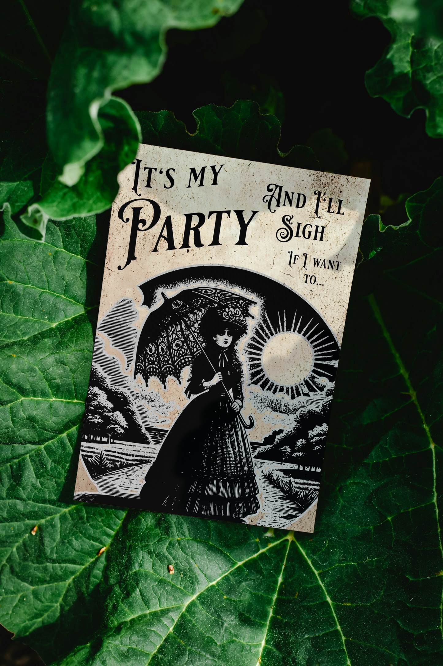 It's my Party - Alternative Birthday Wishes Card