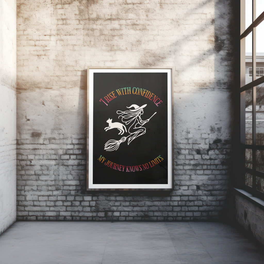 No limits - Gothic Framed Matte Canvas Print