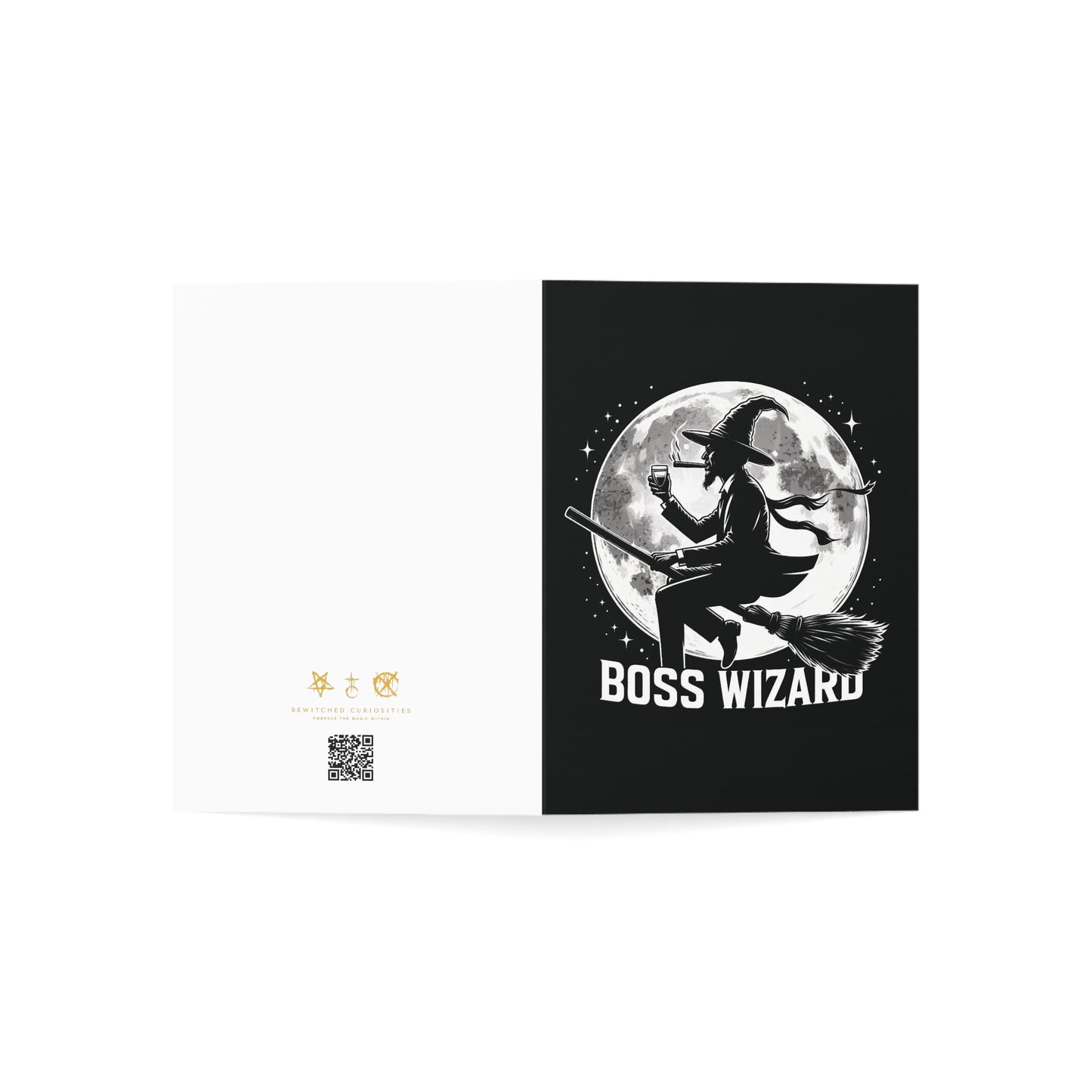 Boss Wizard - Alternative Greeting Card