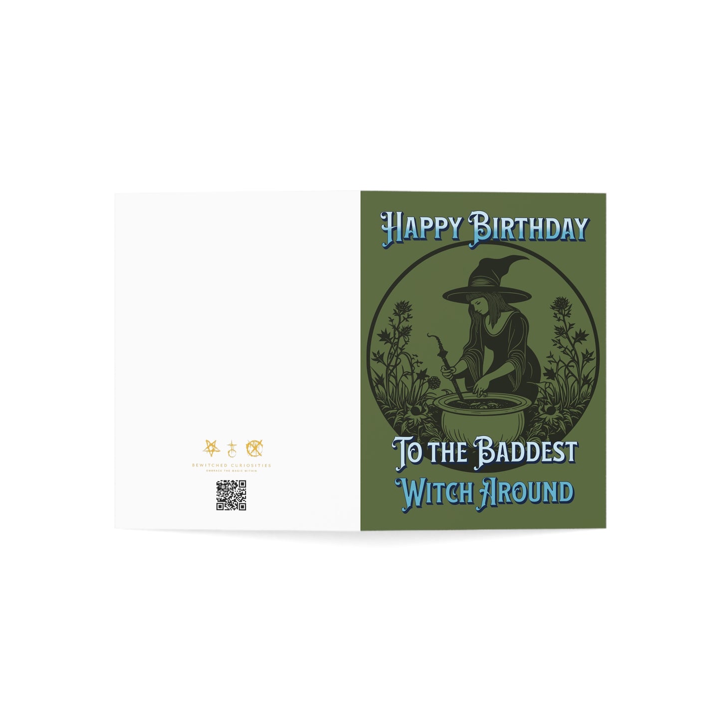 The Baddest Witch - Alternative Birthday Card