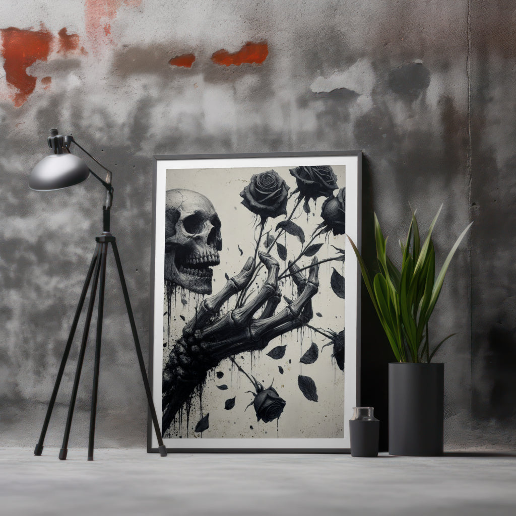 Sage Secrets - Gothic Framed Matte Canvas Print