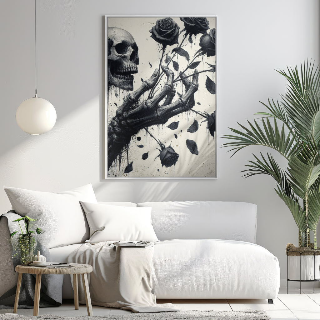Sage Secrets - Gothic Framed Matte Canvas Print