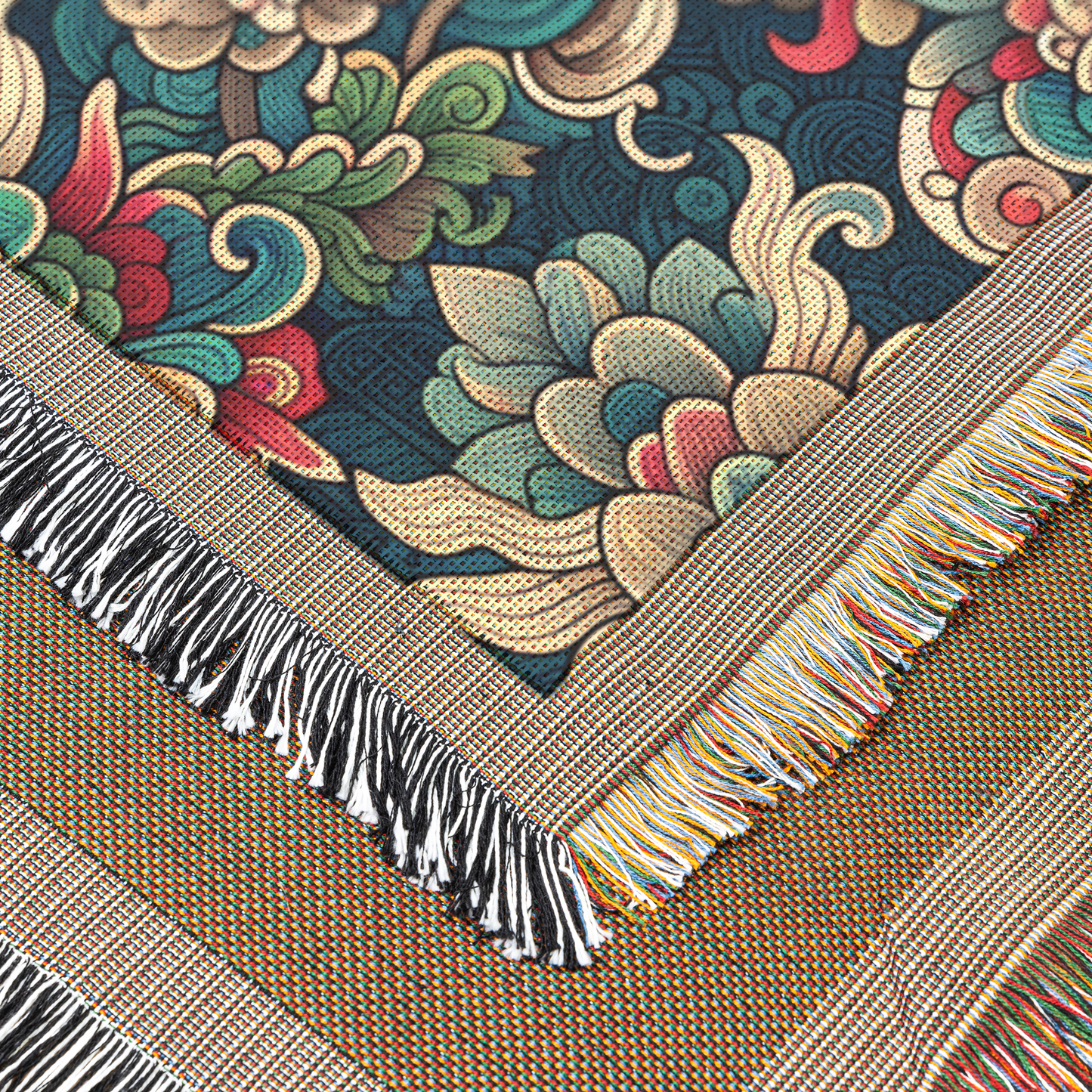 Shadowlace - Woven Throw Blanket