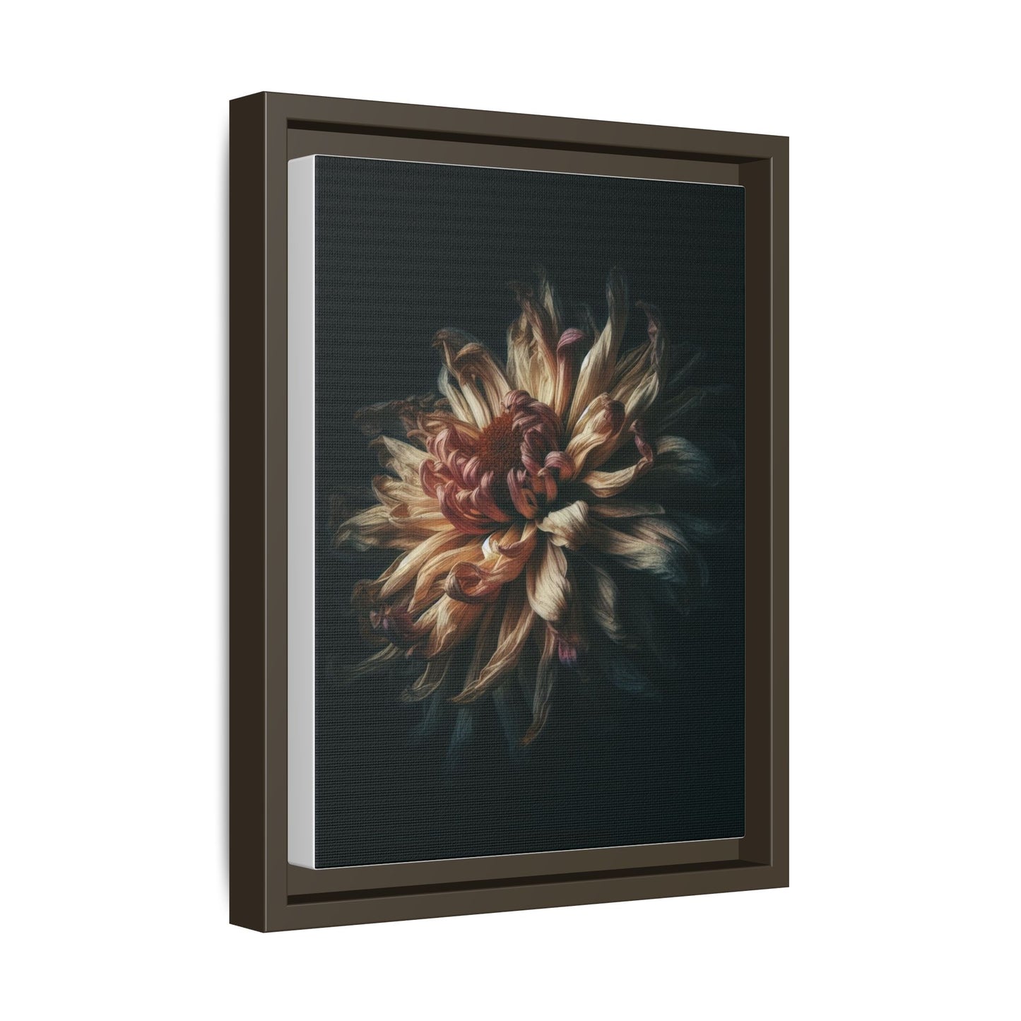 Radiant Bloom - Framed Matte Canvas Print