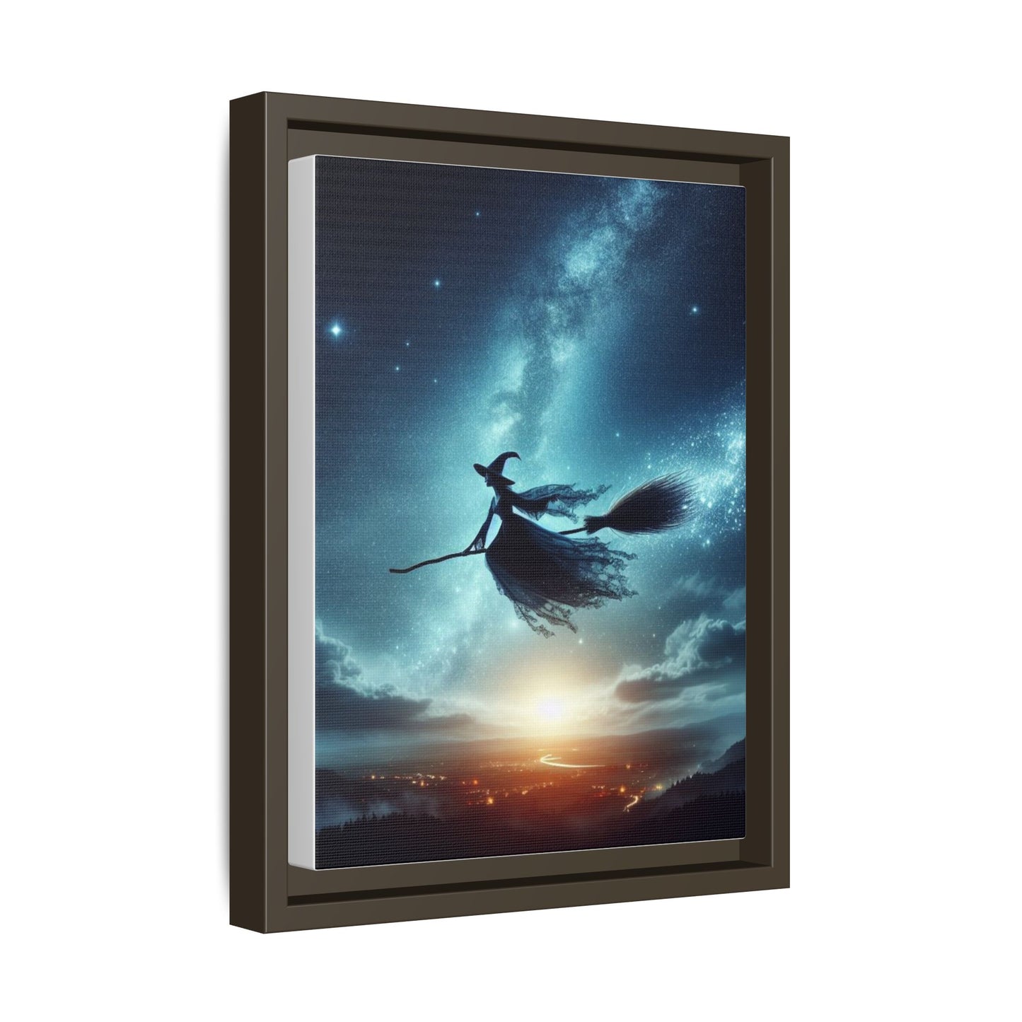 Riding Free - Gothic Framed Matte Canvas Print