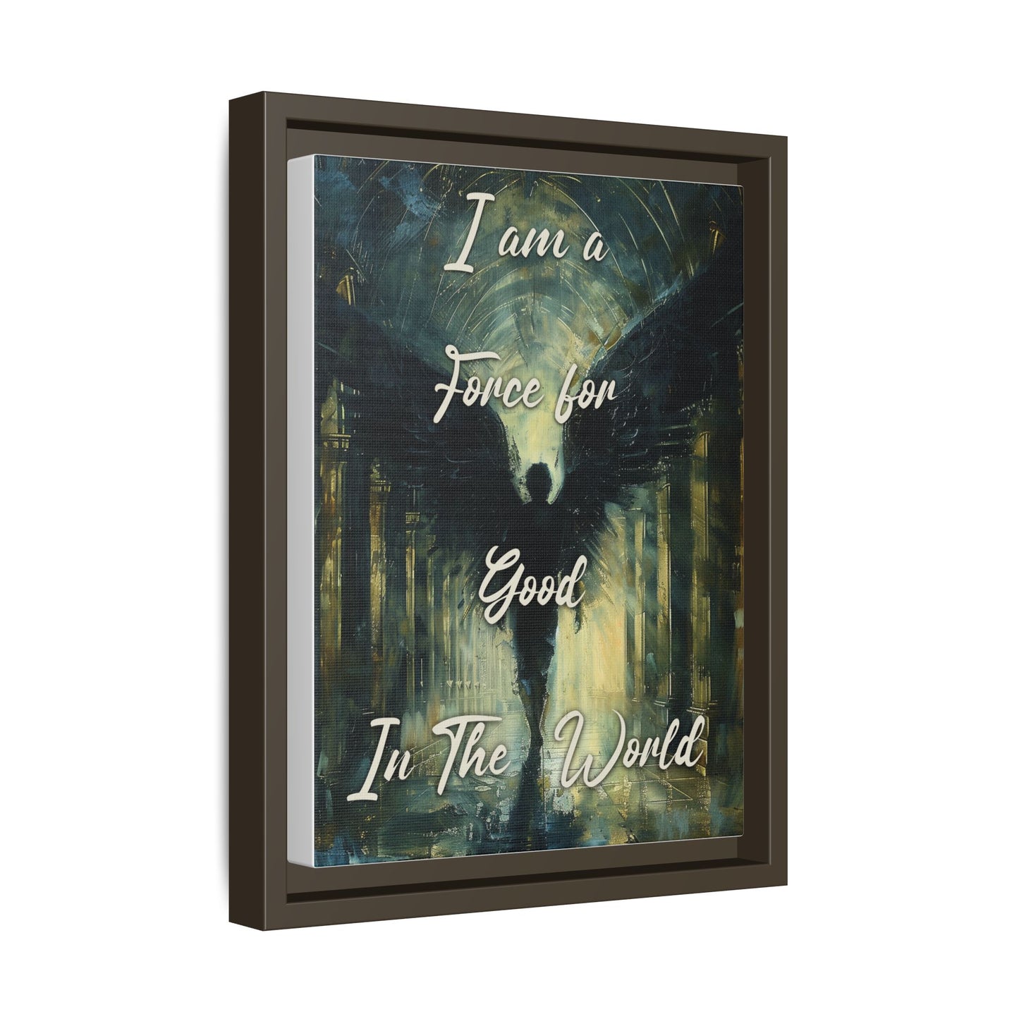 Force for Good - Gothic Framed Matte Canvas Print