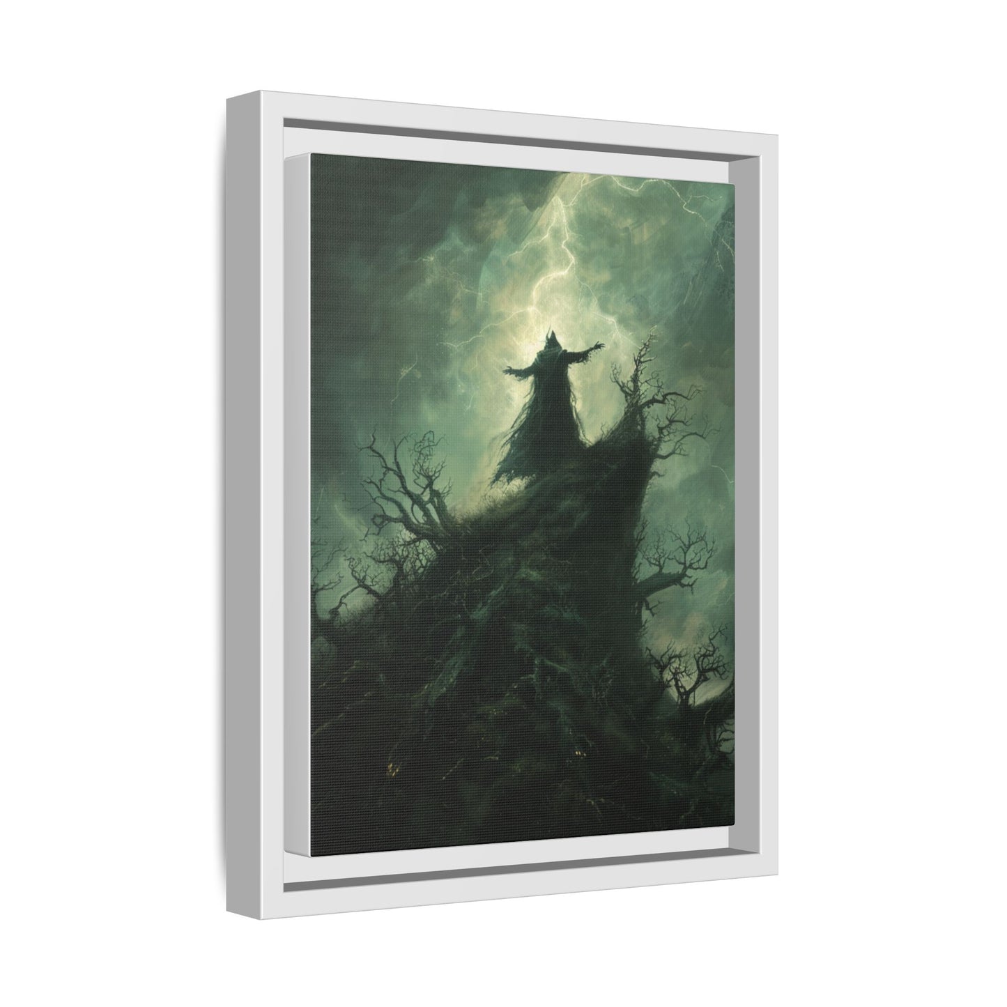 Stormcaller - Framed Matte Canvas Art