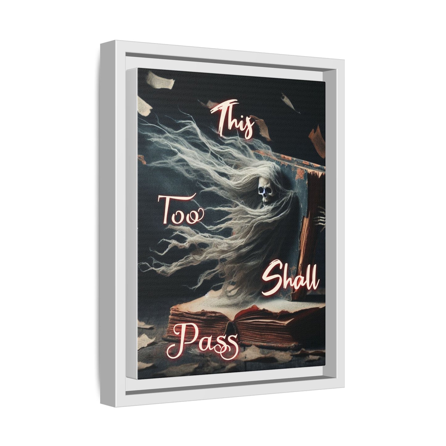 This too Shall Pass - Framed Matte Canvas Art Print