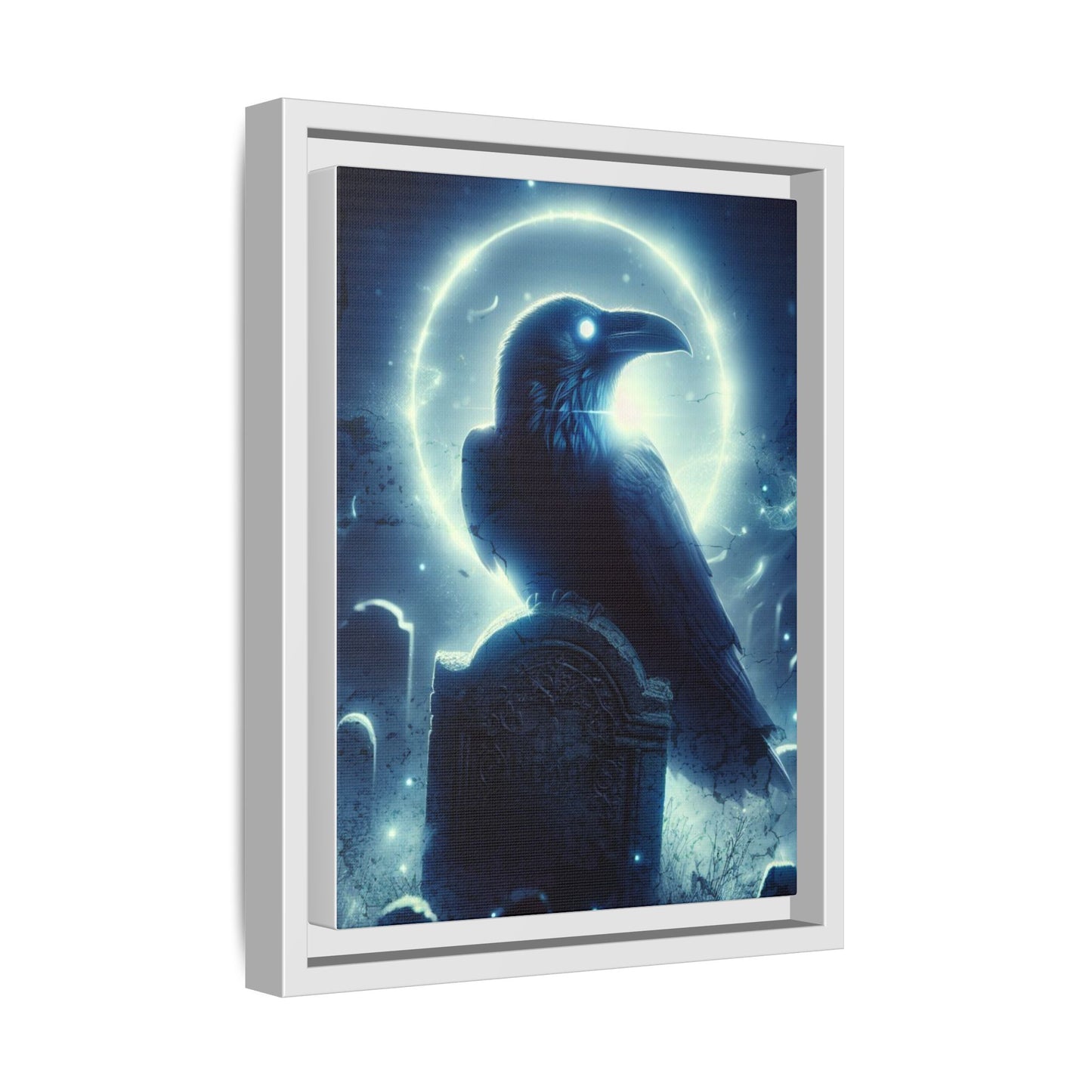 Ethereal Guardian - Framed Matte Canvas Art