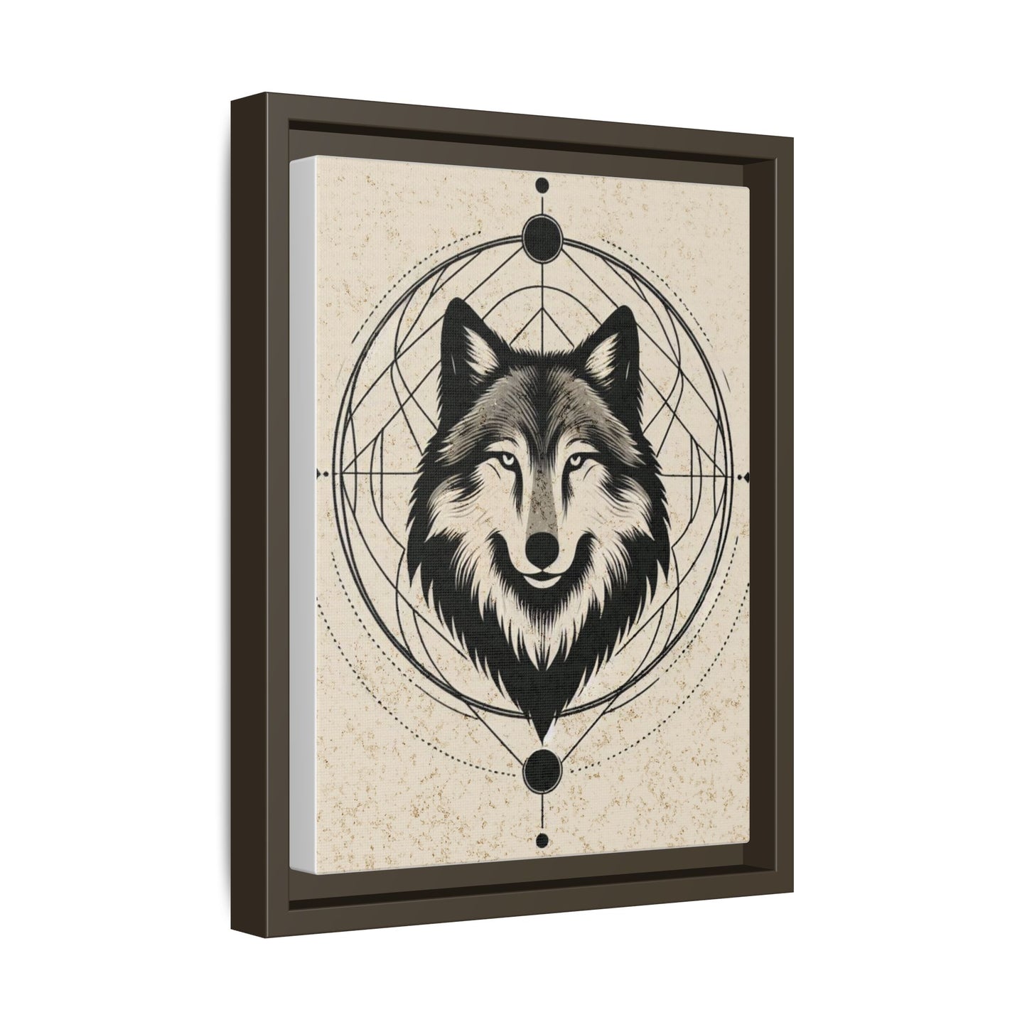 Lunar Majesty - Gothic Framed Matte Canvas Print