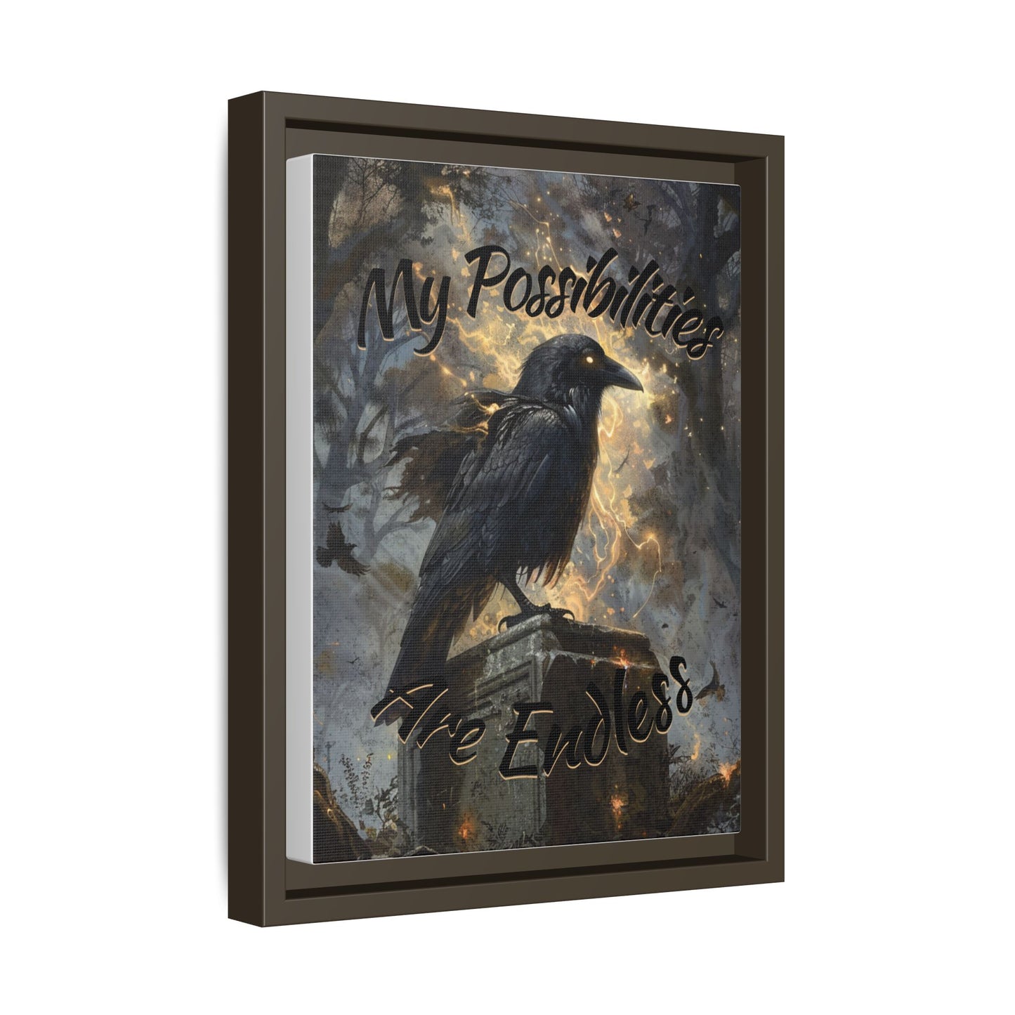 Endless Possibilities - Gothic Framed Matte Canvas Print