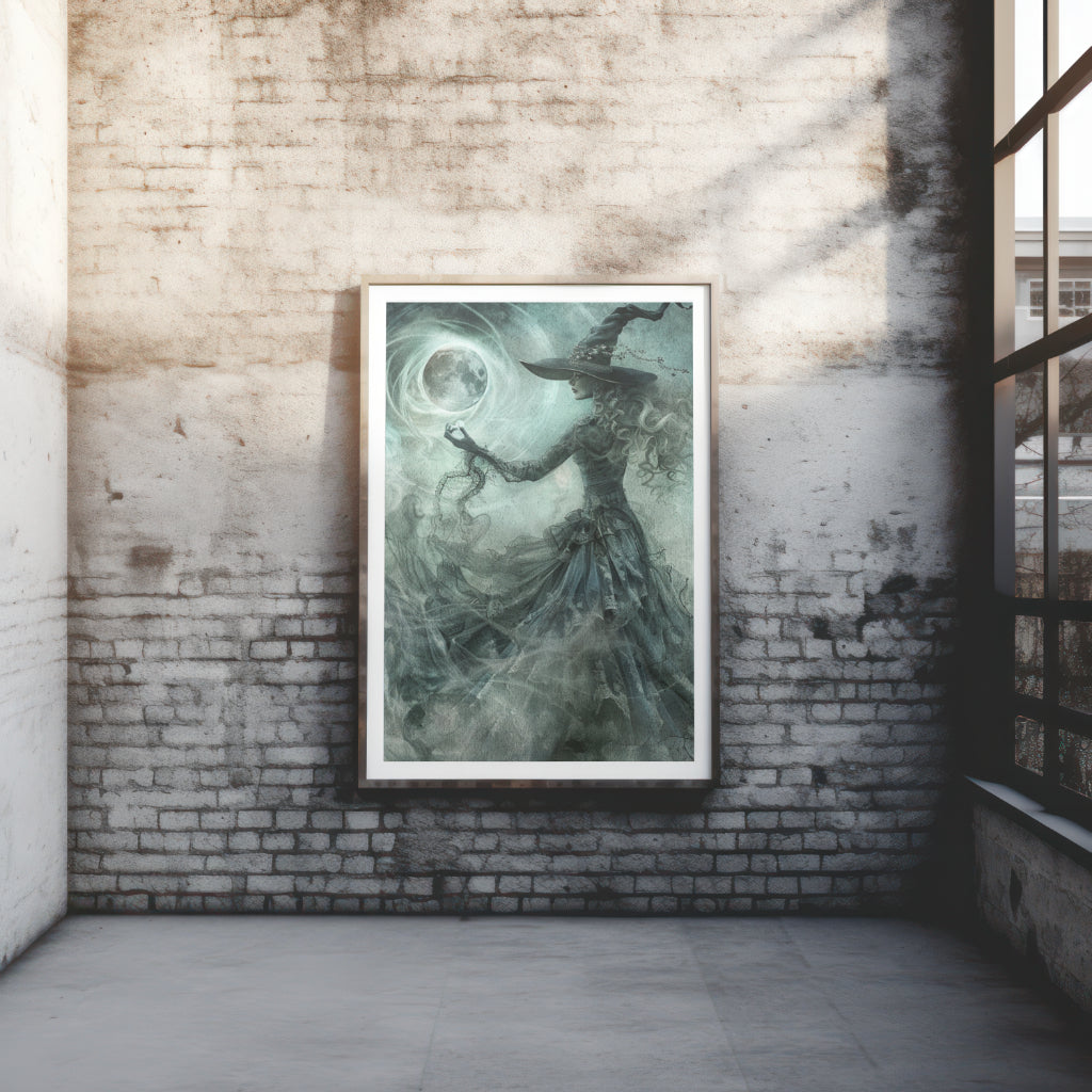 Spellcraft Secrets - Gothic Framed Matte Canvas Print