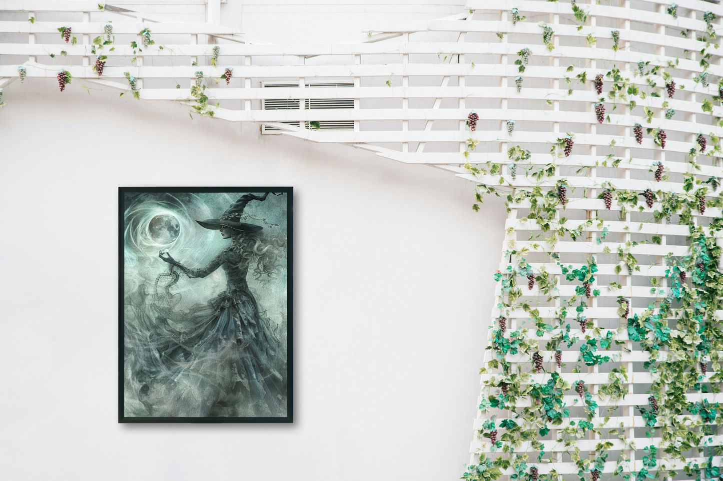 Spellcraft Secrets - Gothic Framed Matte Canvas Print