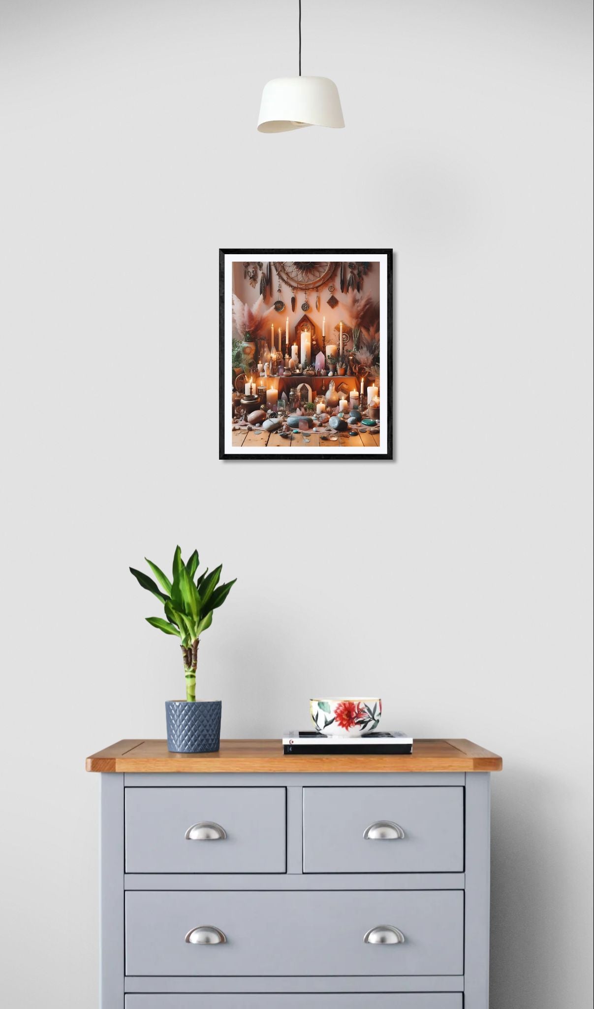 Sacred Space - Framed Matte Canvas Print