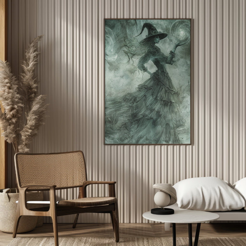 Witch's Wisdom - Framed Matte Canvas Print