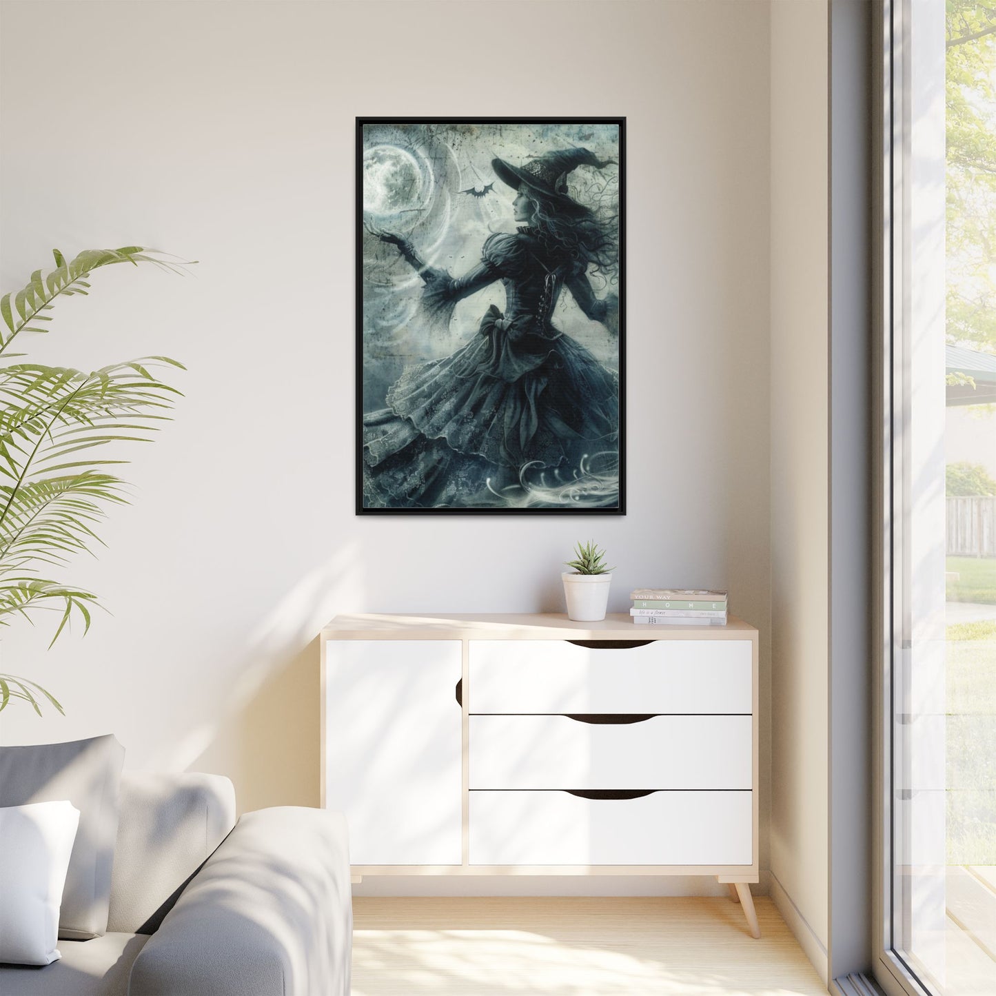 Enchanted Elegance - Framed Matte Canvas Print