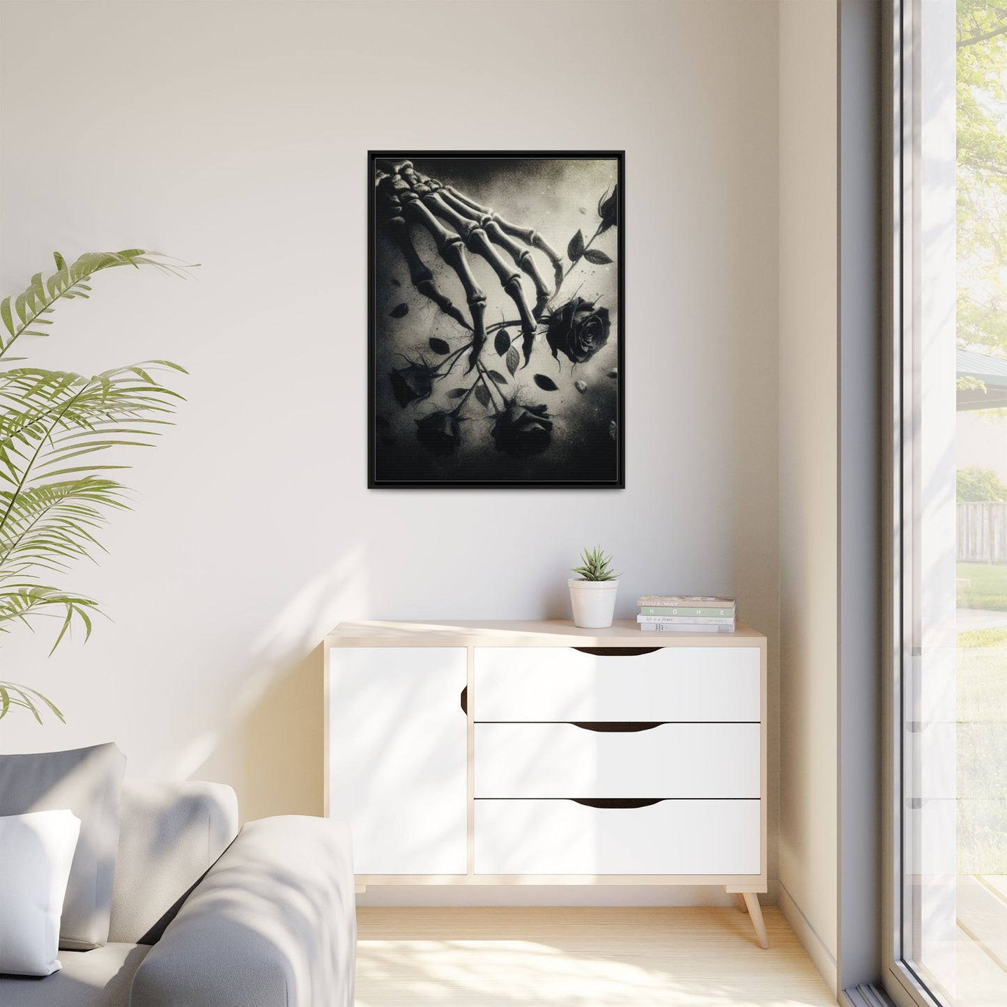 Eternal Decay - Framed Matte Canvas Art