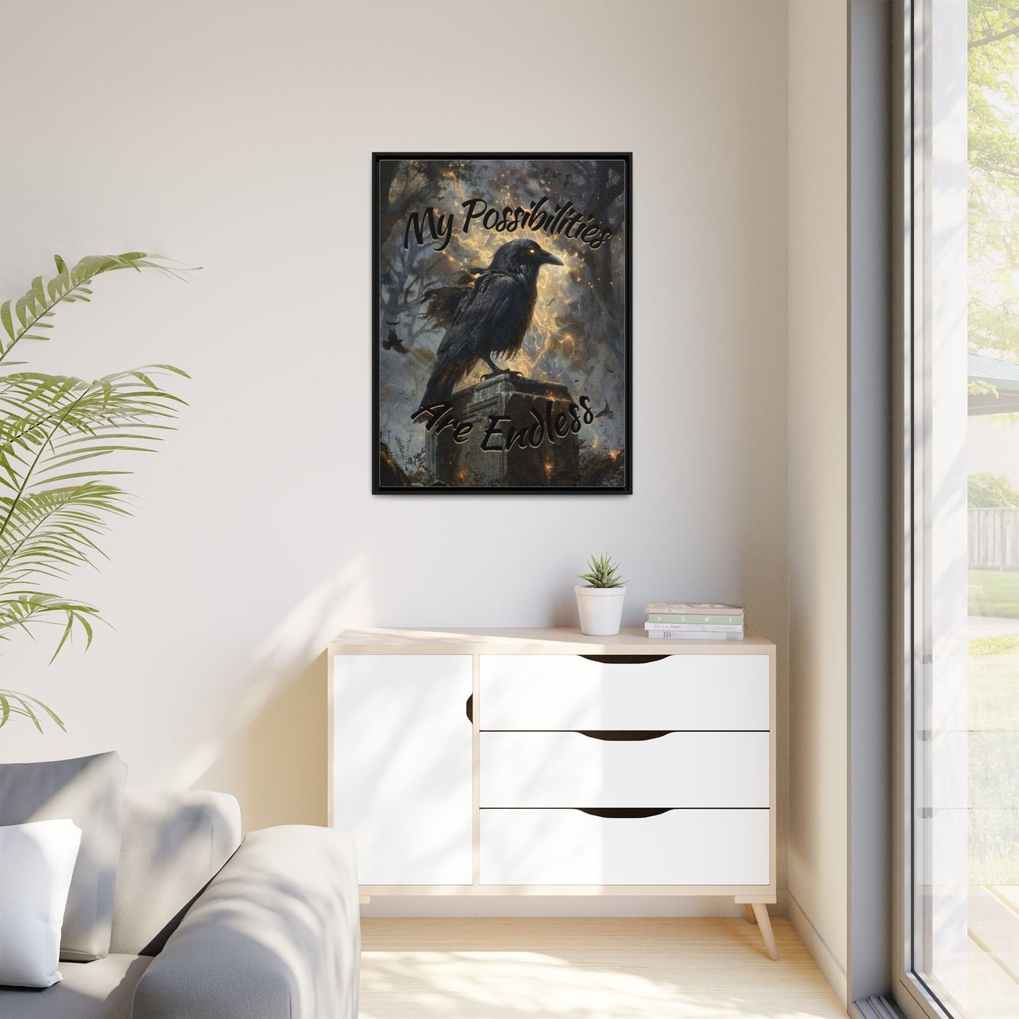 Endless Possibilities - Gothic Framed Matte Canvas Print