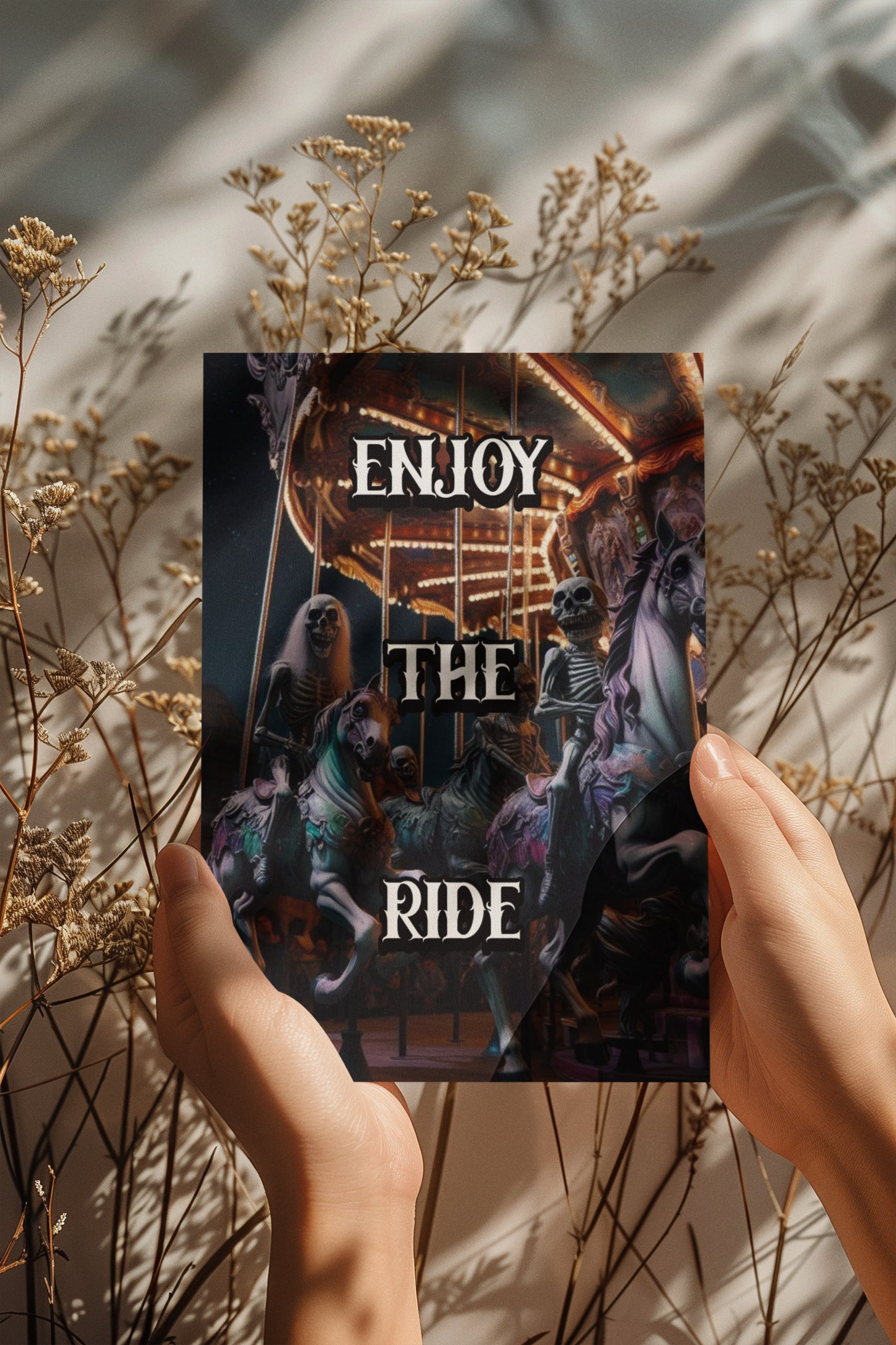 Enjoy the Ride - Alternative Greeting Card