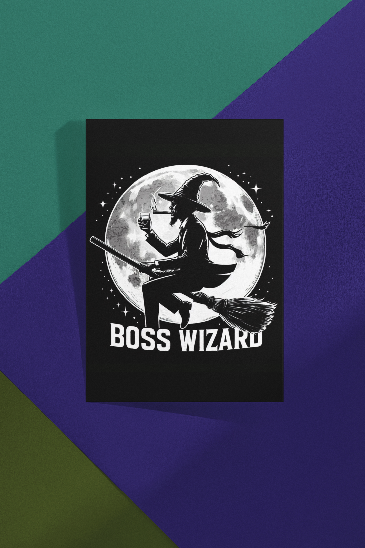 Boss Wizard - Alternative Greeting Card