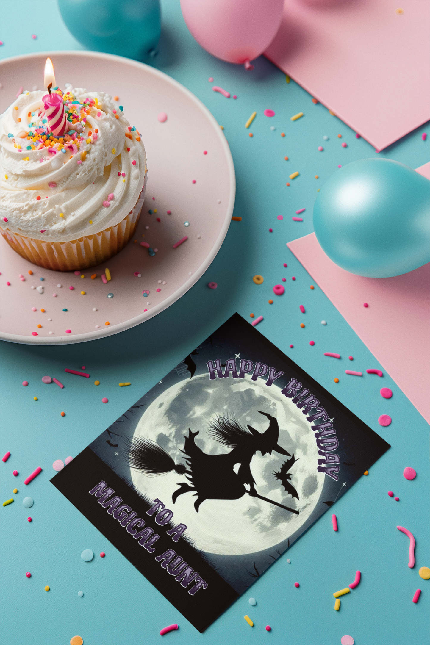 Magical Aunt - Alternative Birthday Wishes Card