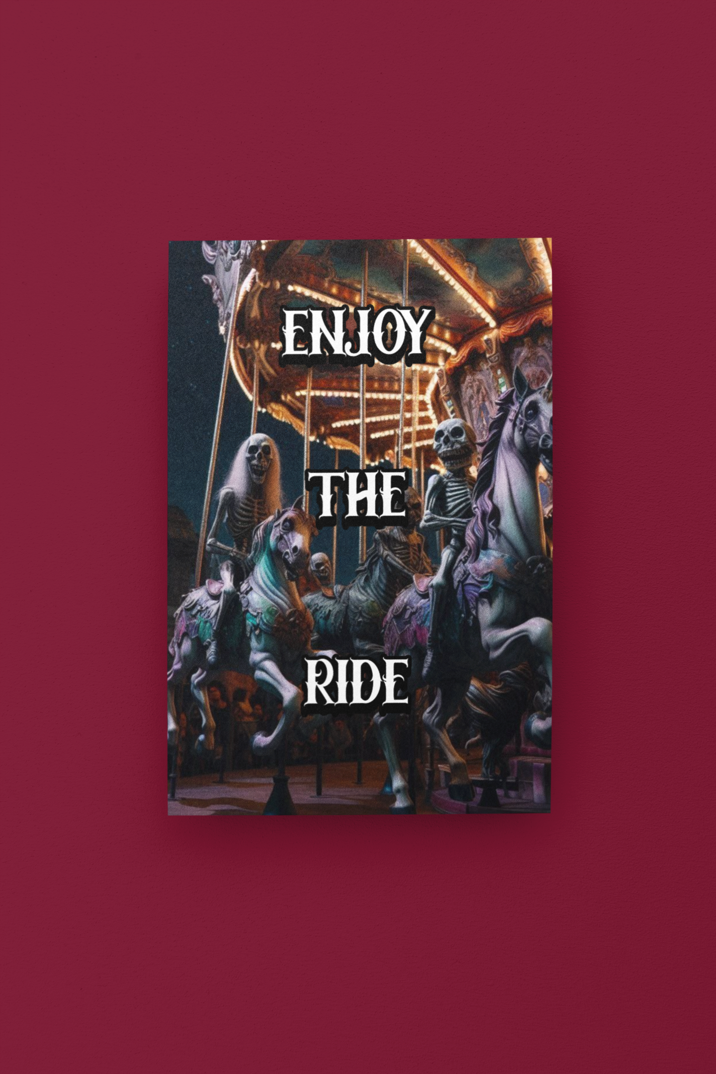 Enjoy the Ride - Alternative Greeting Card