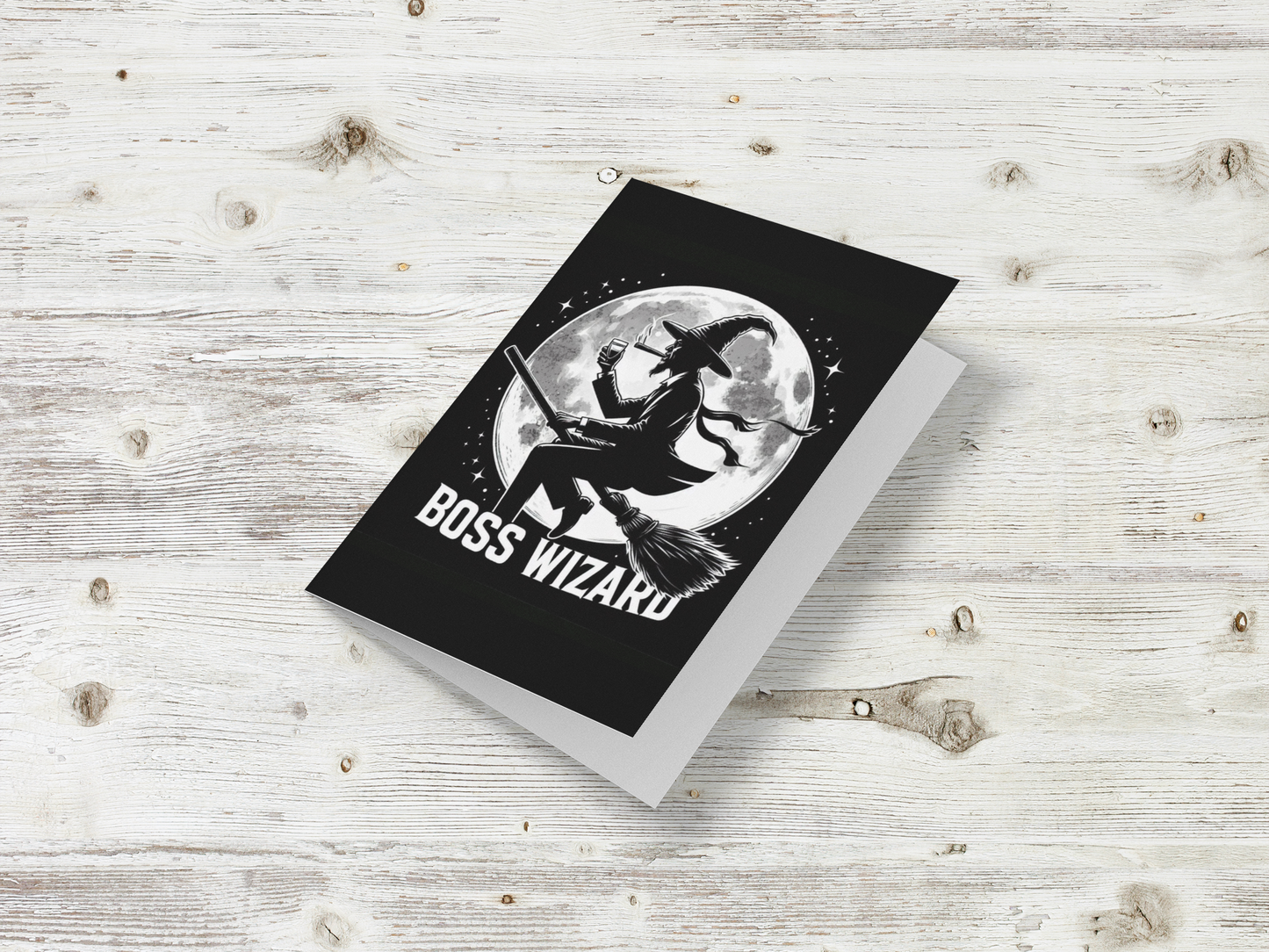 Boss Wizard - Alternative Greeting Card