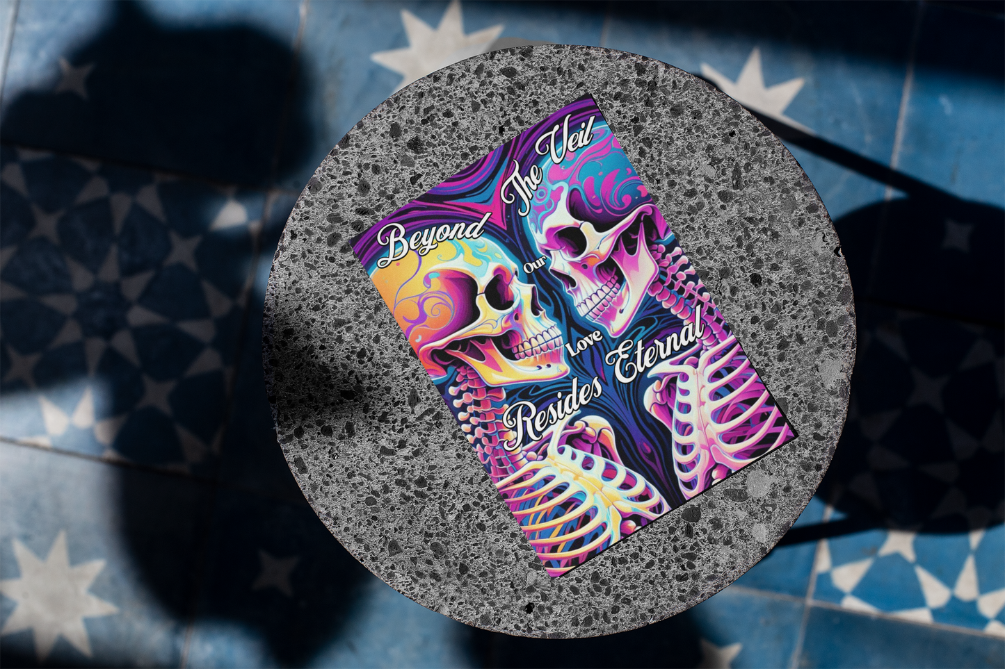 Beyond the Veil - Alternative Greeting Card for Romantic Goths