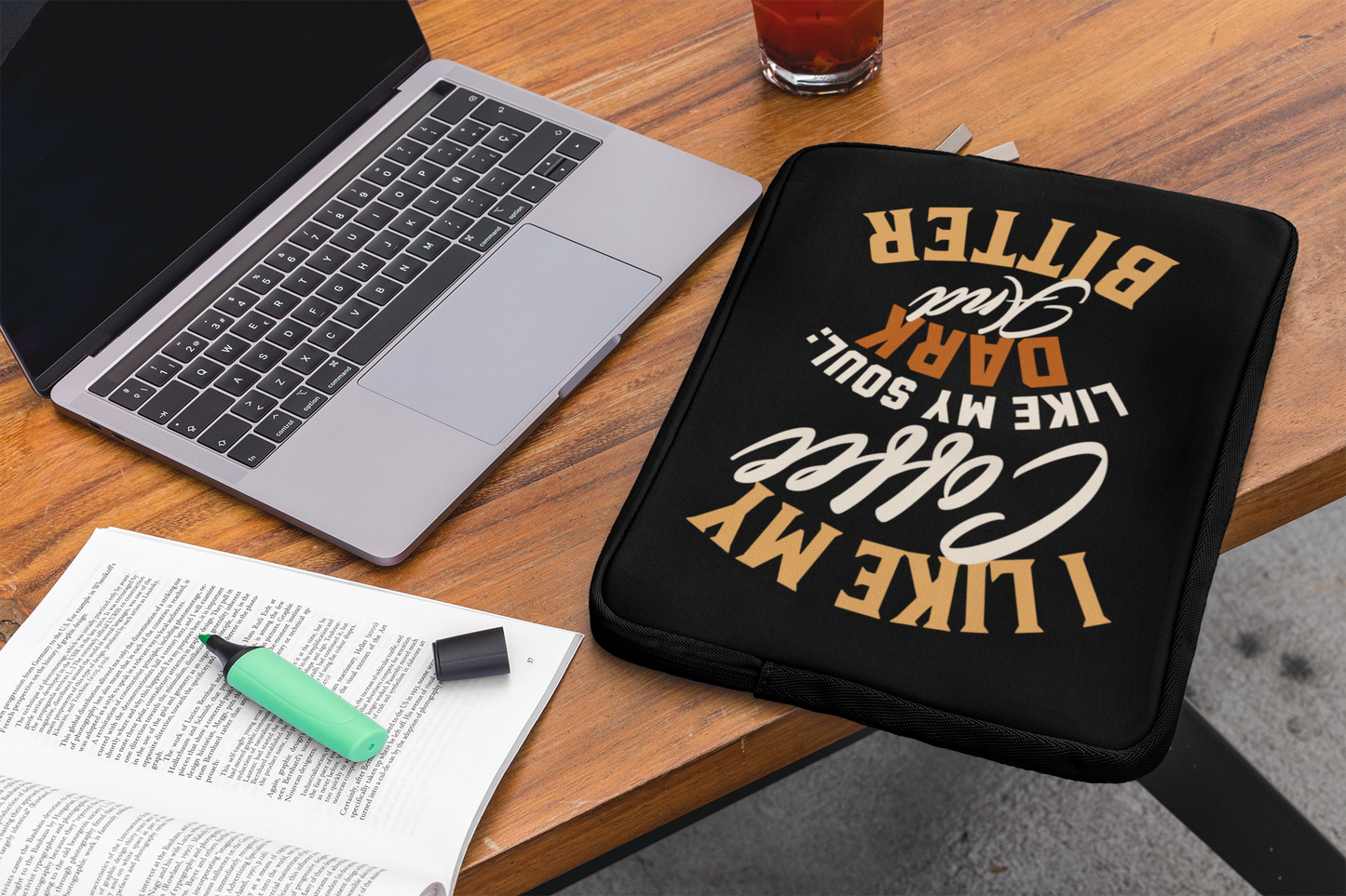 Dark and Bitter - Gothic Laptop Sleeve