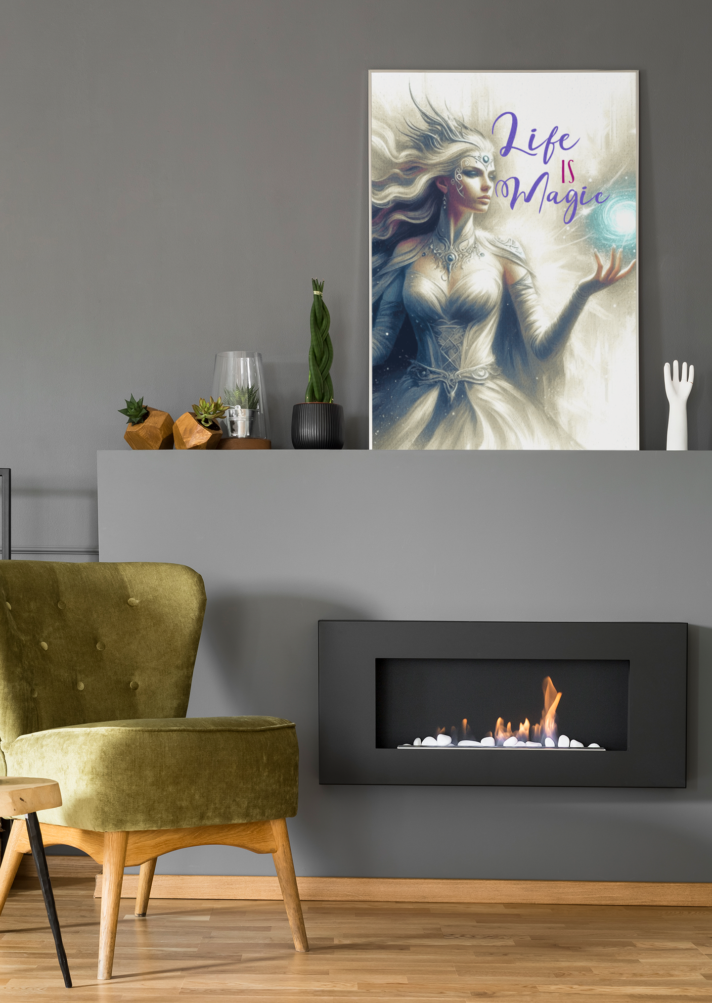 Life is Magic - Framed Matte Wall Art Print
