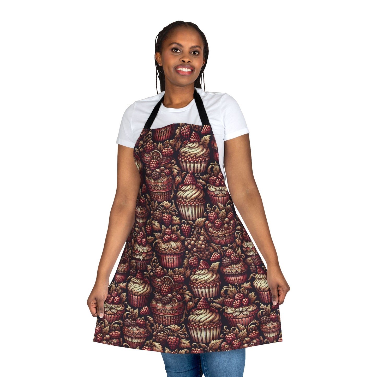 Darkly Delicious - Black - Gothic Kitchen Apron