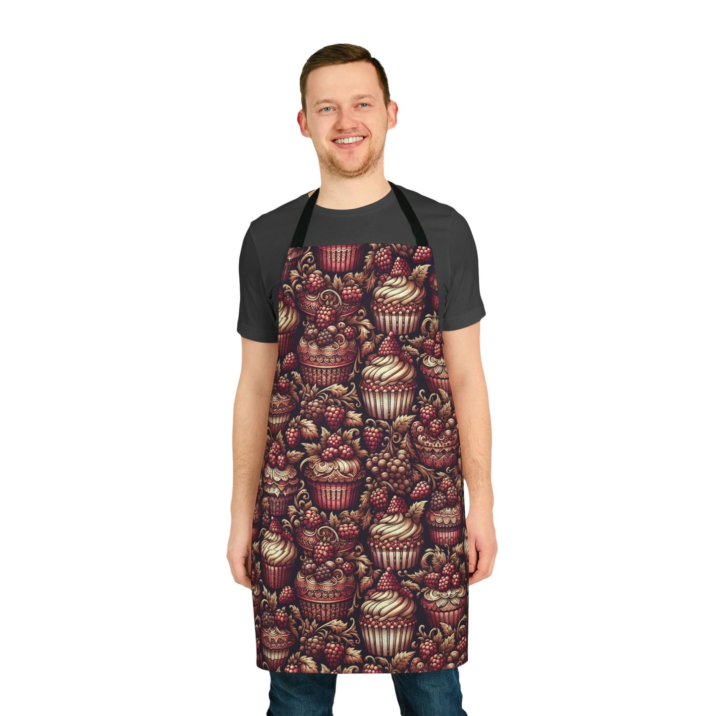Darkly Delicious - Black - Gothic Kitchen Apron