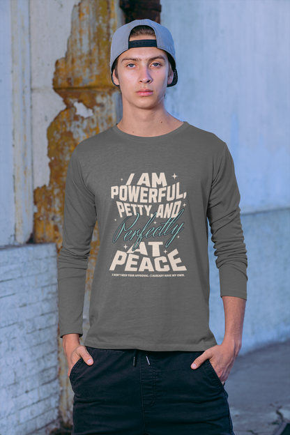 Powerful and Petty - Unisex Alternative Lightweight Long Sleeve Tee
