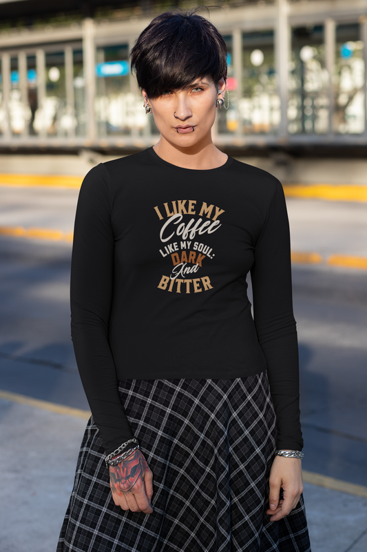 Dark and Bitter - Unisex Alternative Lightweight Long Sleeve Tee