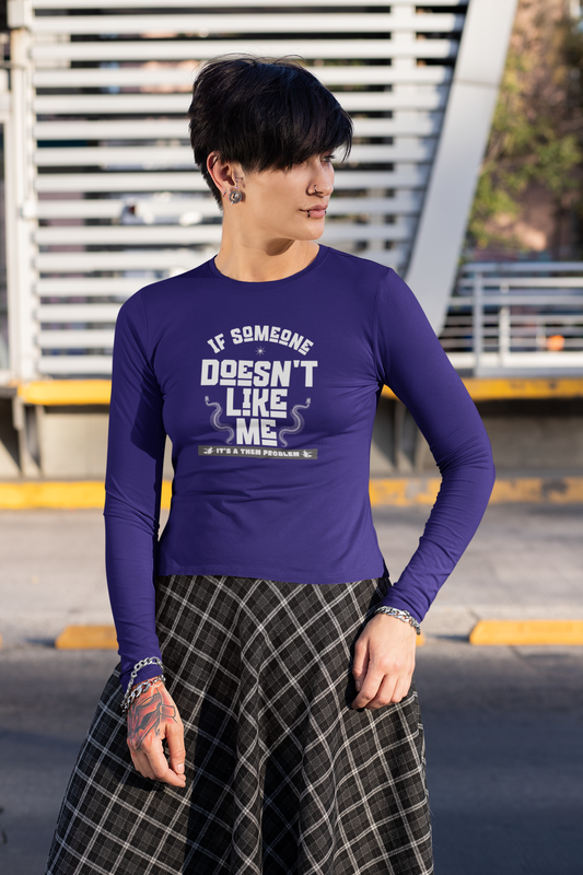 A Them Problem - Unisex Alternative Lightweight Long Sleeve Tee