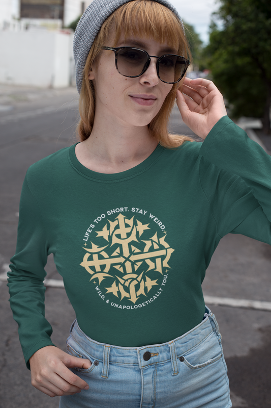 Stay Weird - Unisex Alternative Lightweight Long Sleeve Tee