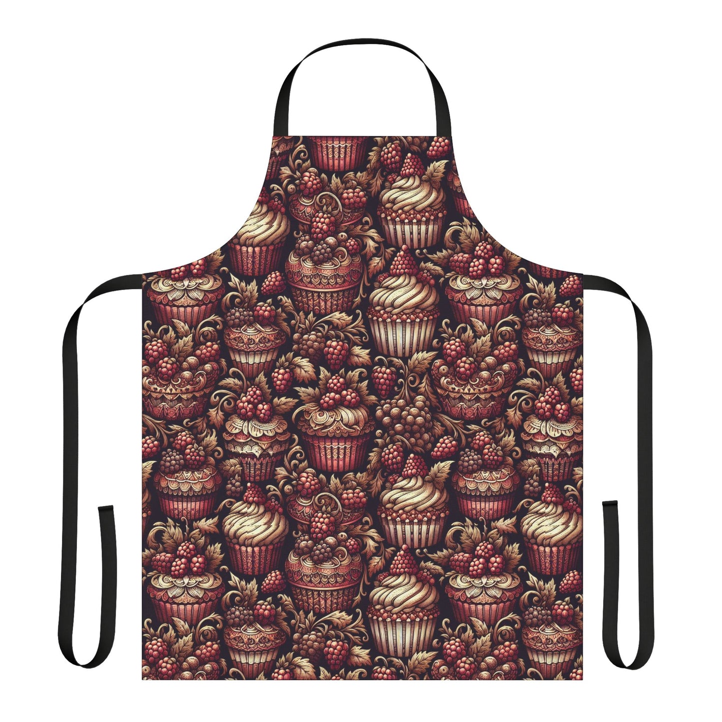 Darkly Delicious - Black - Gothic Kitchen Apron
