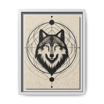 Lunar Majesty - Gothic Framed Matte Canvas Print
