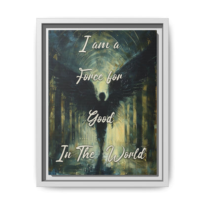 Force for Good - Gothic Framed Matte Canvas Print
