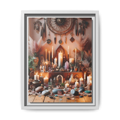 Sacred Space - Framed Matte Canvas Print