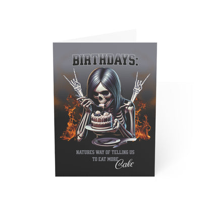 Eat More Cake - Alternative Birthday Wishes Card