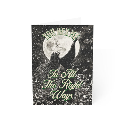 You Hex Me - Alternative Greeting Card for Romantic Goths