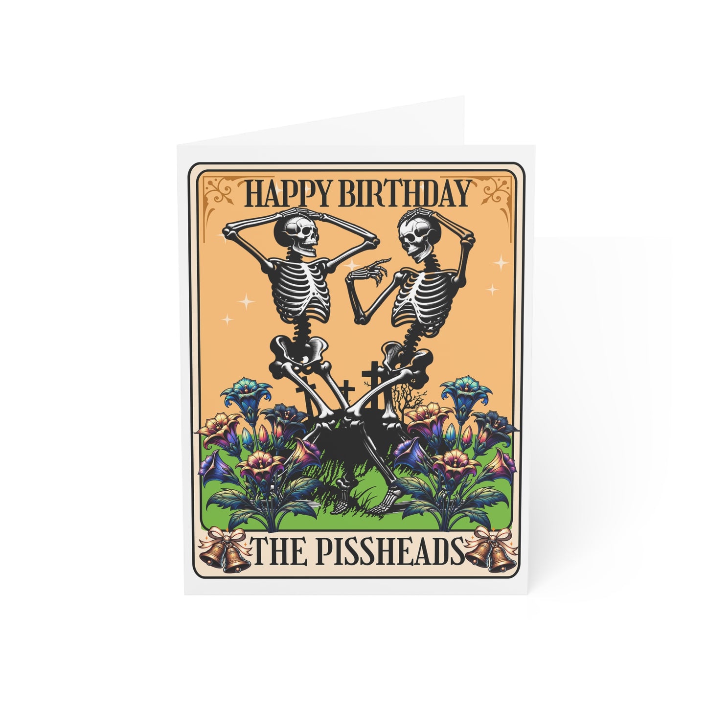 Whimsigoth Skeleton Tarot - Alternative Birthday Card