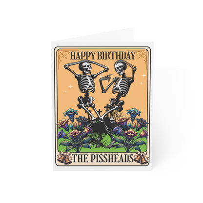 Whimsigoth Skeleton Tarot - Alternative Birthday Card