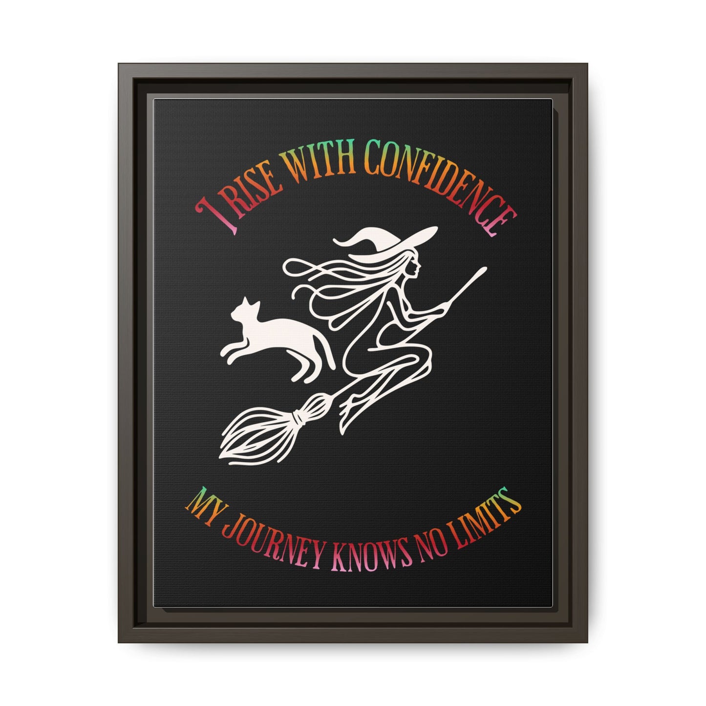 No limits - Gothic Framed Matte Canvas Print