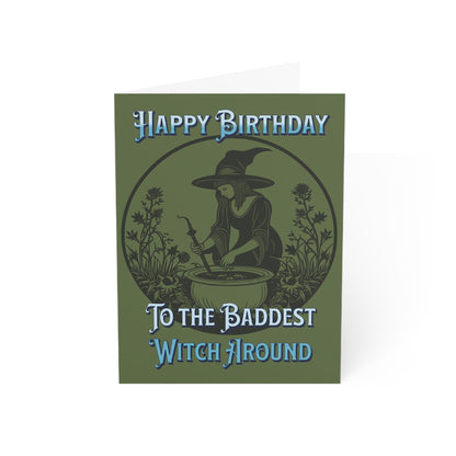 The Baddest Witch - Alternative Birthday Card