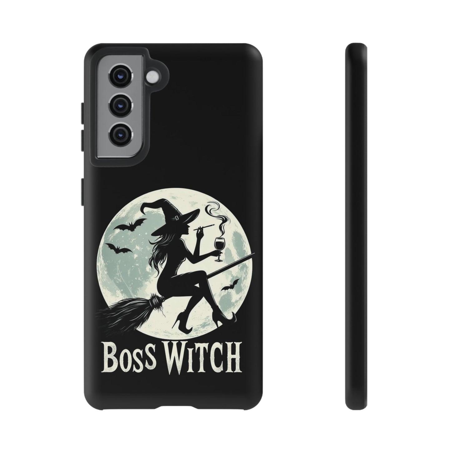 Boss Witch - Tough Cases - Black - For Samsung, Pixel & iPhone
