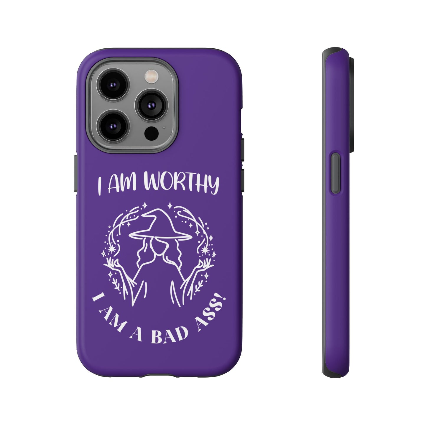 I Am Worthy - Tough Cases - Purple - For Samsung, Pixel & iPhone