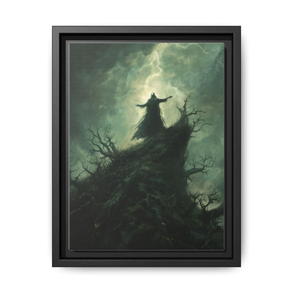 Stormcaller - Framed Matte Canvas Art